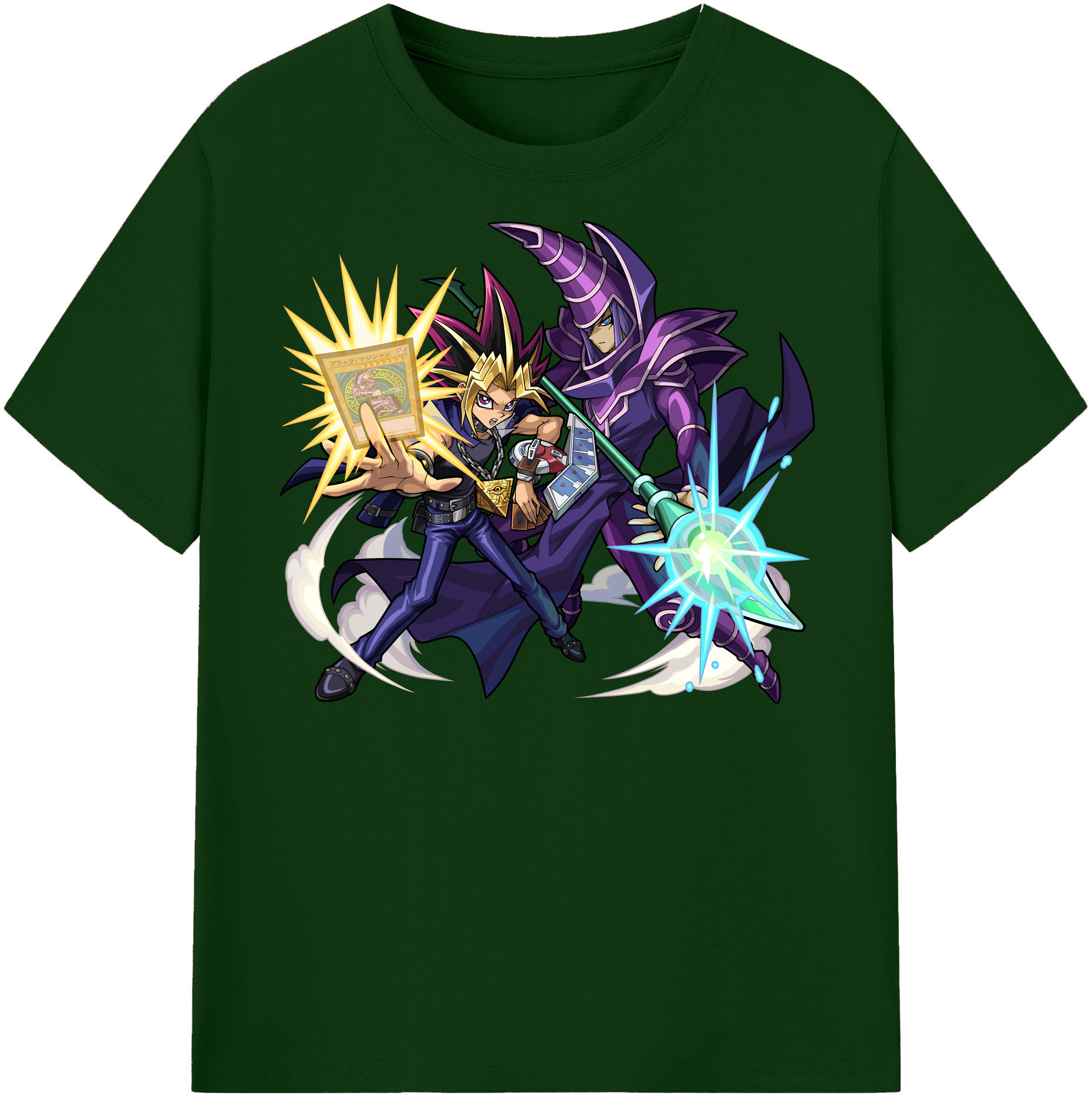（画像用） 遊☆戯☆王 Yu-Gi-Oh! 綿100％半袖Tシャツ（フロントプリント）